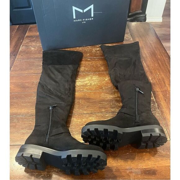 Marc Fisher LTD Women's Ganven Over-The-Knee Boot - 5.5 - Picture 2 of 8